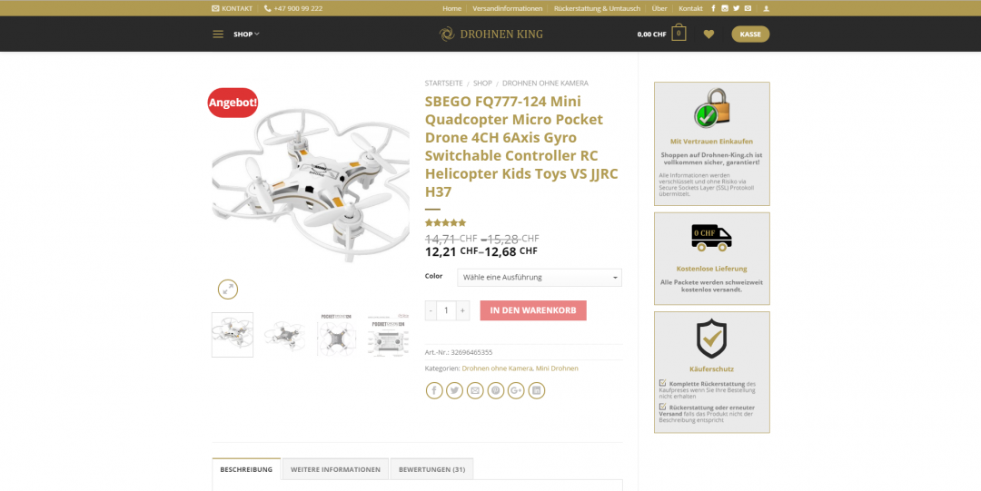E-Commerce: Drohnen King