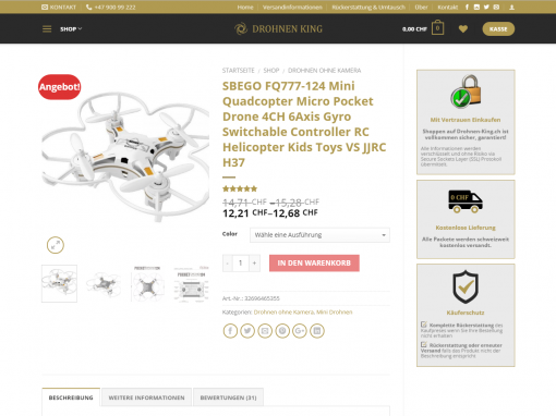 E-Commerce: Drohnen King