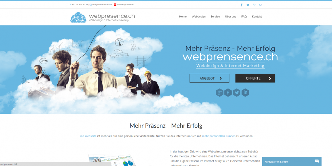 Webdesign: Webpresence