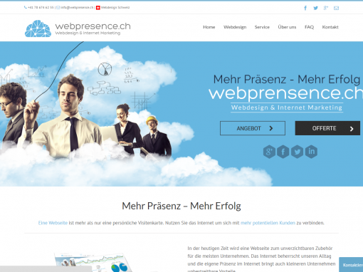 Webdesign: Webpresence