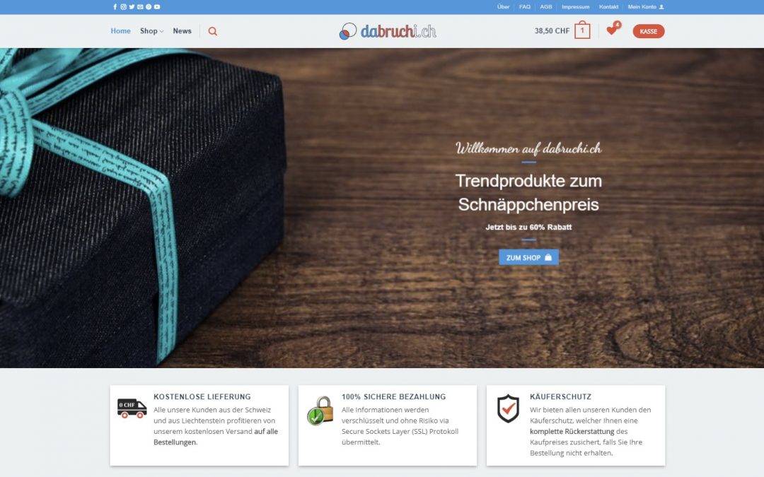 Online Shop dabruchi.ch